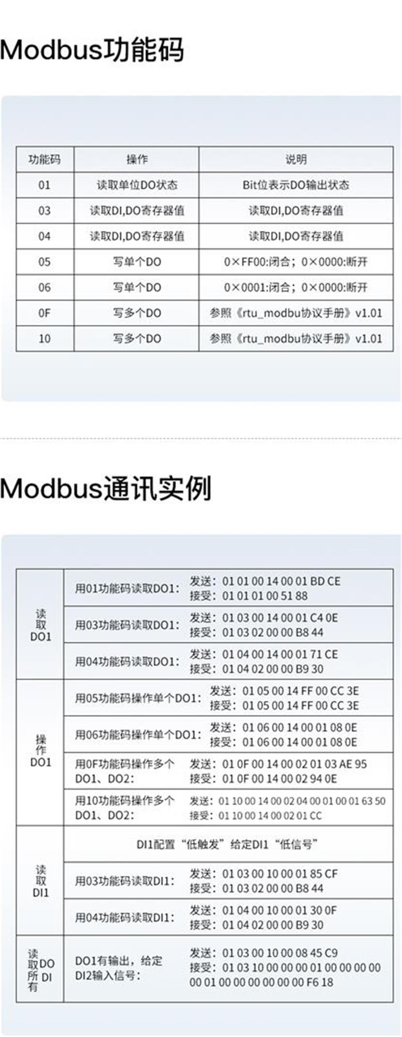 Modbus功能码