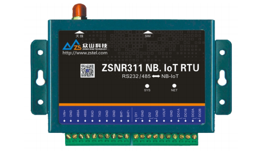 开关量采集模块ZSNR311 RTU的LED指示灯和接线端口说明